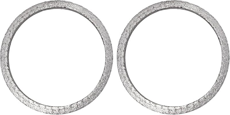 Strongthium Exhaust Gasket Compatible with Harley Big Twin Sportster XL 1984-2024 Steel Mesh Style Crush Seal Exhaust Port Gasket Kits 17048-98 2PCS - Image 1